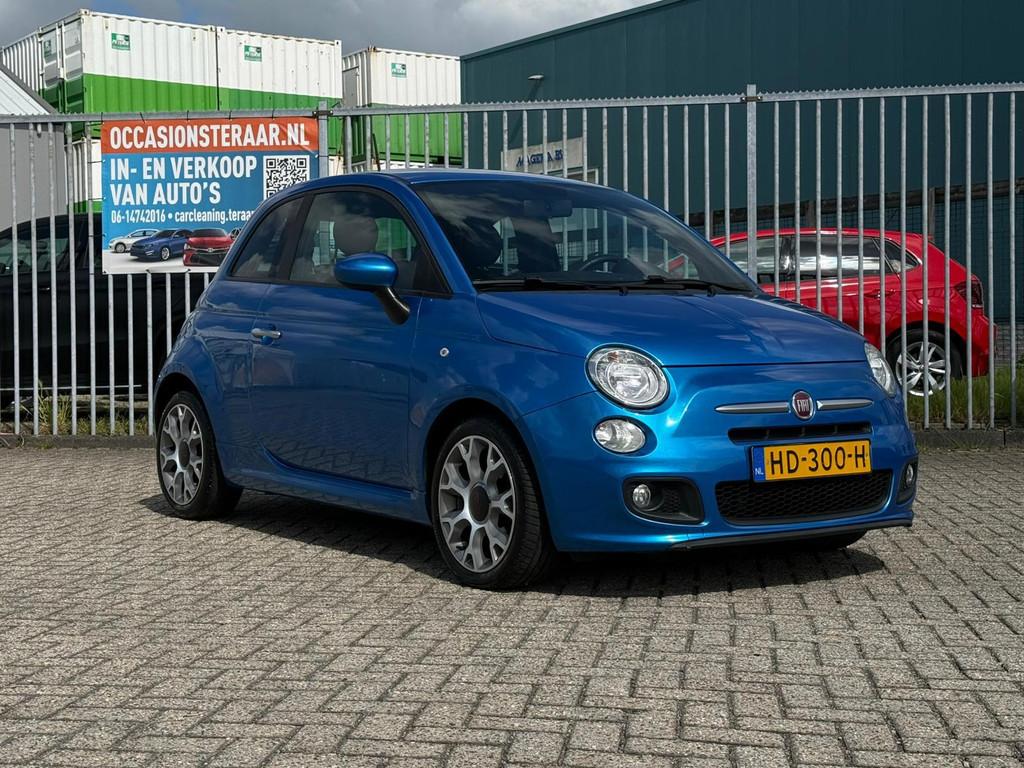 Fiat 500 0.9 TwinAir Turbo 500S#Nap#AircoLmvelgen, Gebruikt, Leder en Stof, 905 kg, Origineel Nederlands