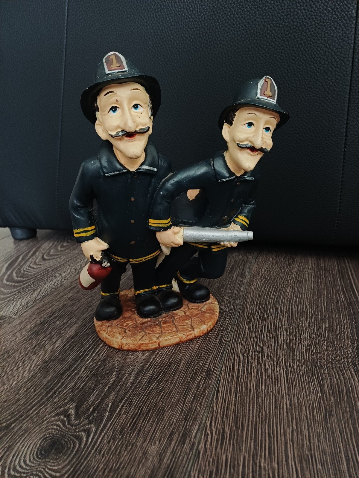 Leuke brandweerman beeldjes - decoratie, Gebruikt, Meerkleurig, Overige stijlen, Ophalen of Verzenden