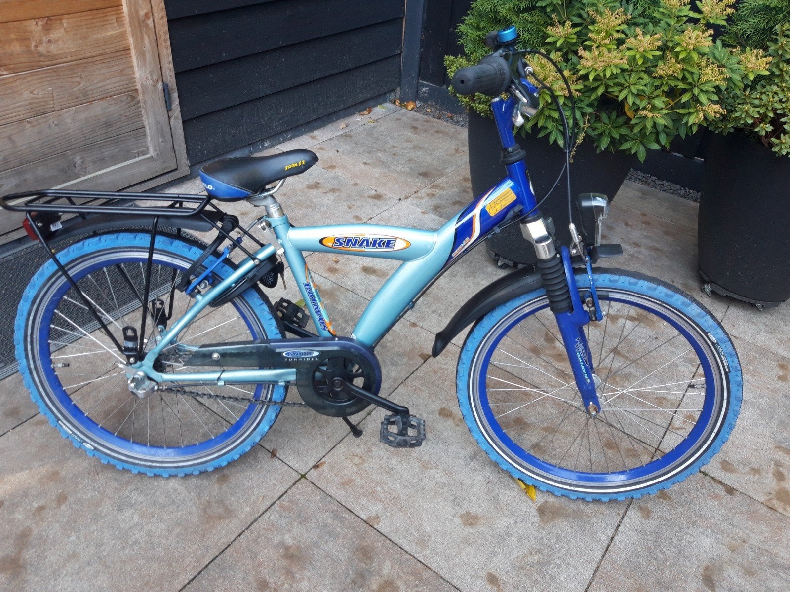 Batavus Snake kinderfiets 22 inch - Zo goed als nieuw, Ophalen, 22 inch, Velgrem, Batavus