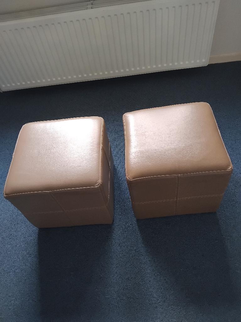 2x hocker, Ophalen, Minder dan 50 cm, Gebruikt, Minder dan 75 cm