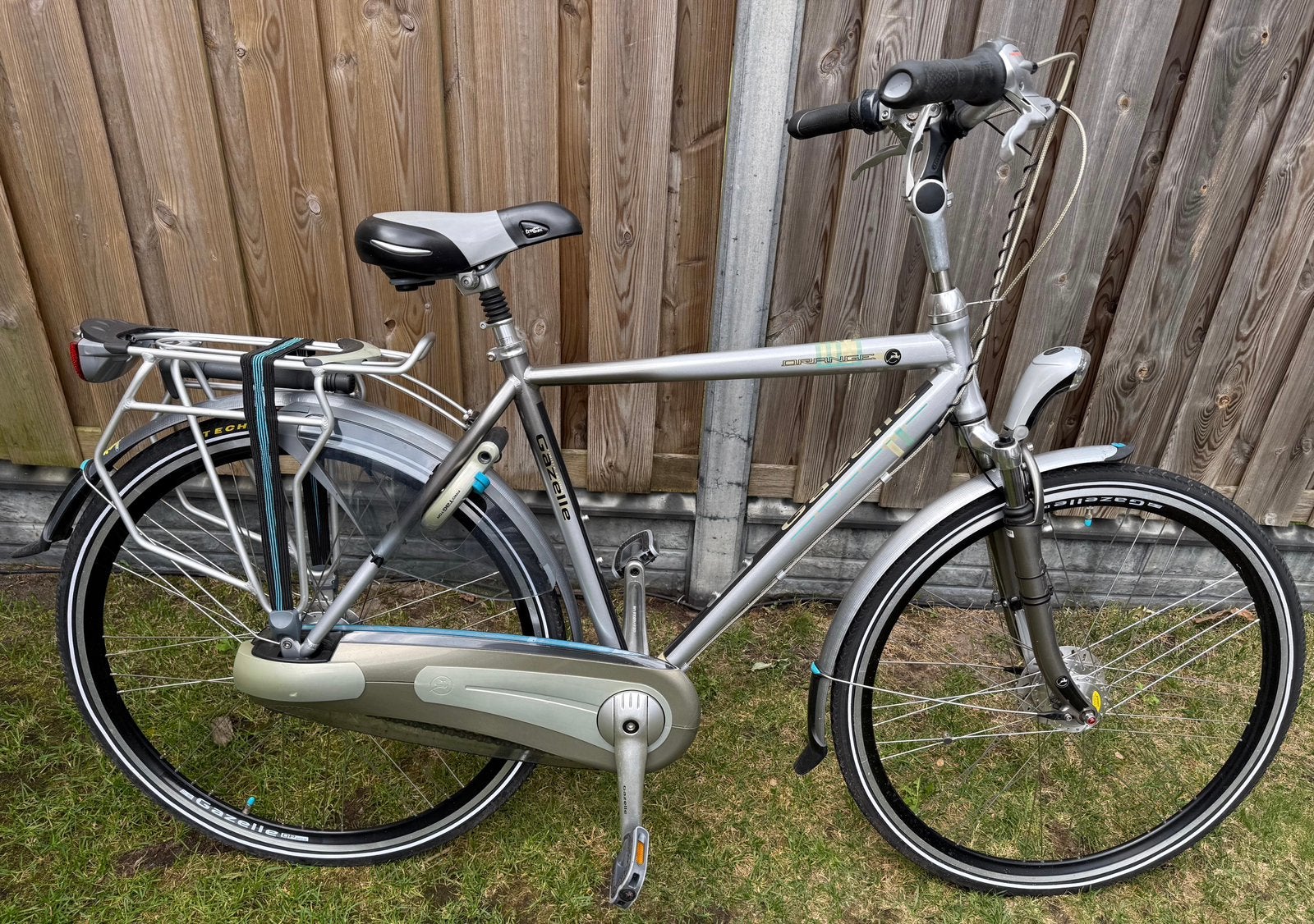 Gazelle orange heren fiets, Fietsen en Brommers, Fietsen | Heren | Herenfietsen, Ophalen, Zo goed als nieuw, Gazelle
