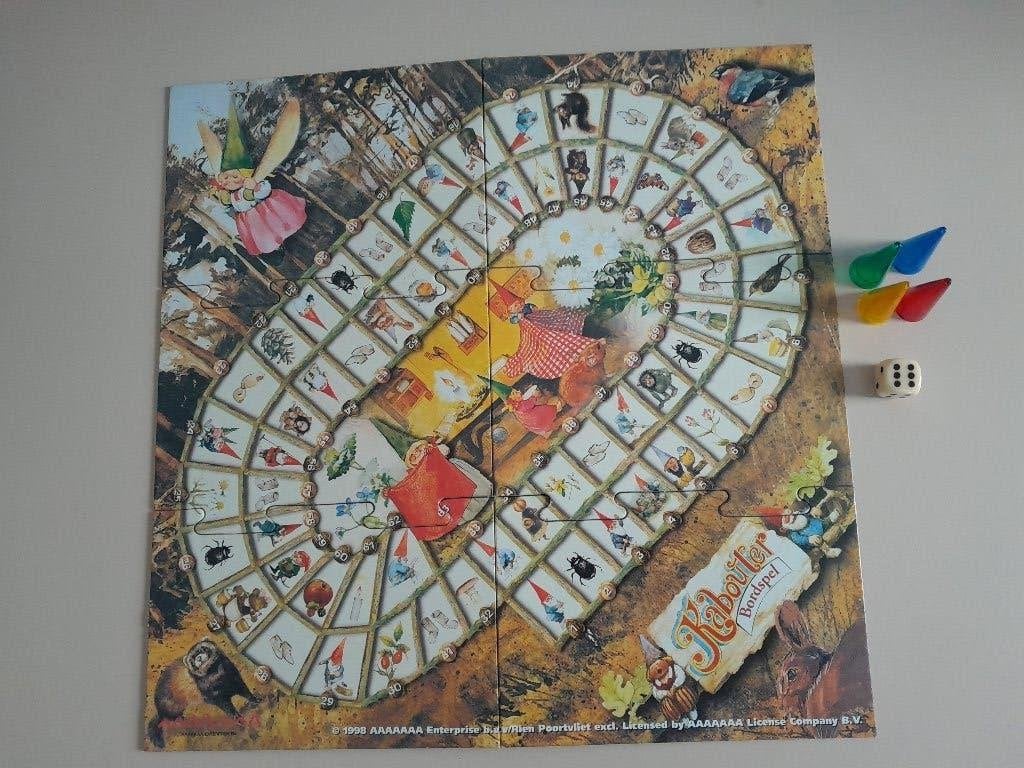 Rien Poortvliet Kabouter Bordspel, Play Time., Hobby en Vrije tijd, Gezelschapsspellen | Bordspellen, Een of twee spelers, Ophalen of Verzenden