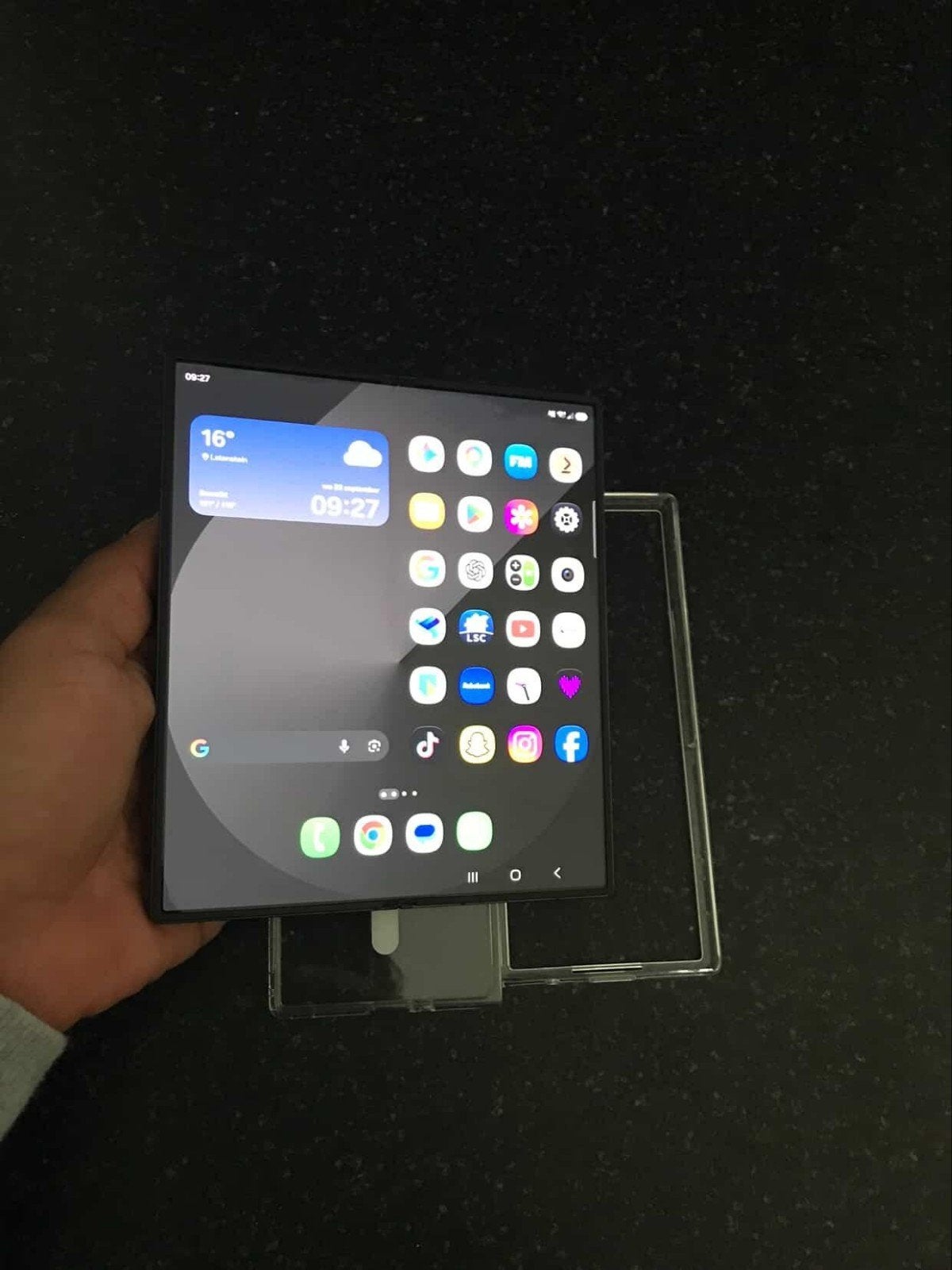 Samsung Zfold 6 256GB carbon black, Zwart, Ophalen of Verzenden, Zo goed als nieuw, Galaxy Z Fold