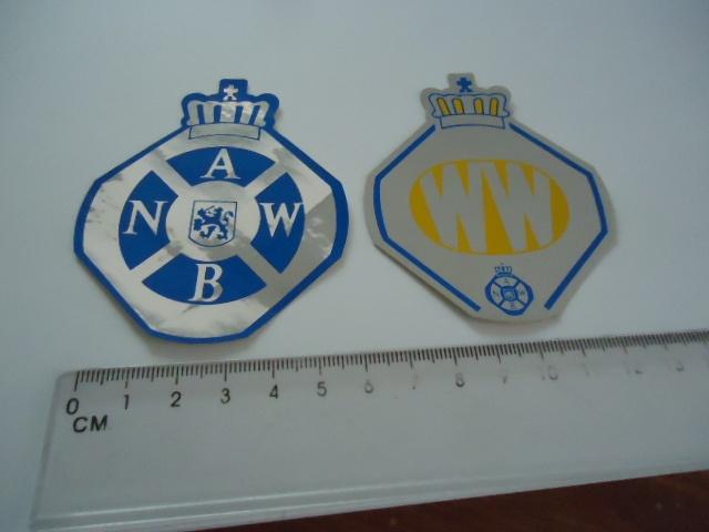 sticker oud ANWB glansschild logo retro auto oldtimer camper, Verzamelen, Verzenden, Zo goed als nieuw, Bedrijf of Vereniging