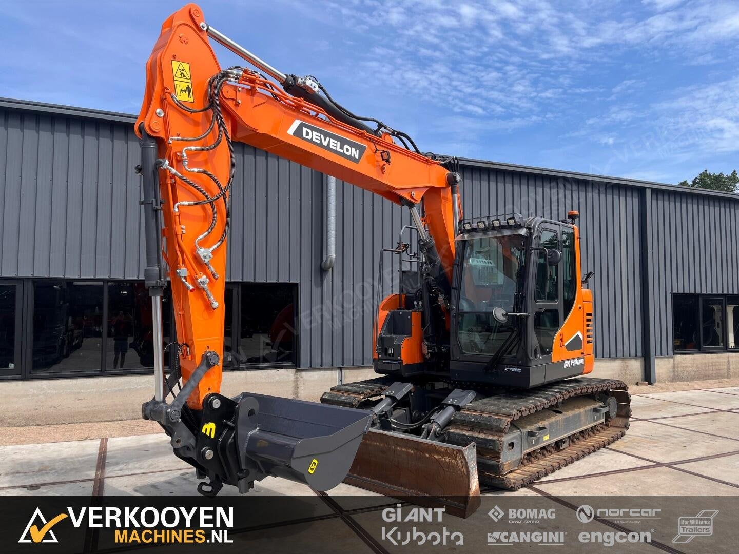 2023 Doosan DX140 LCR-7 VK10818 Develon, Graafmachine