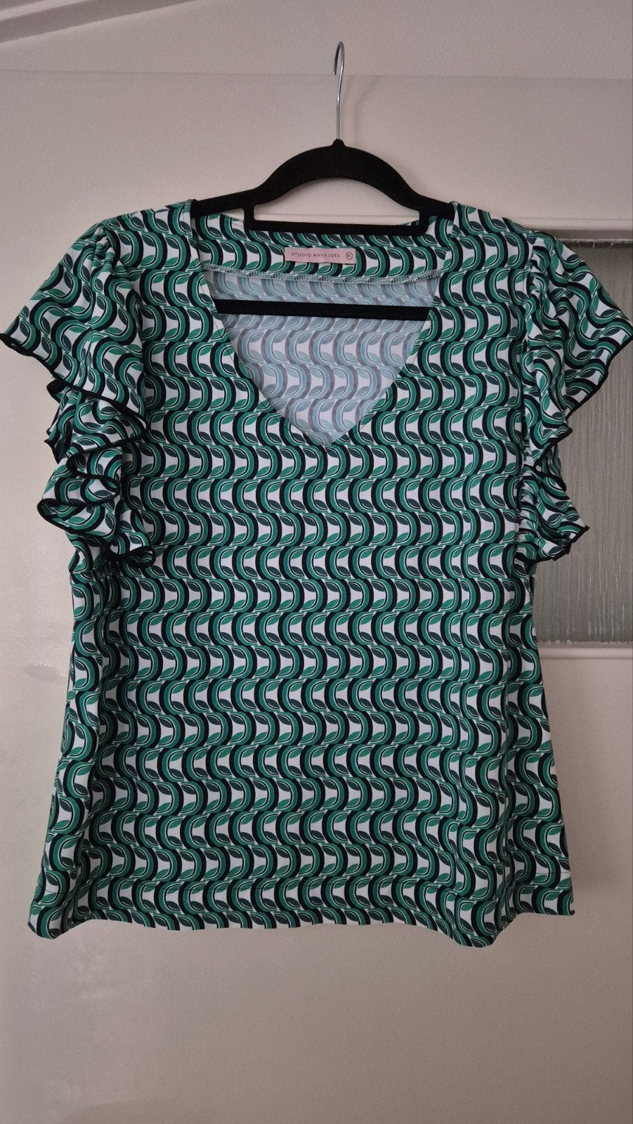 Studio Anneloes mouwloze top  groen/wit/zwart maat XL, Studio Anneloes, Maat 46/48 (XL) of groter, Ophalen of Verzenden, Zonder mouw
