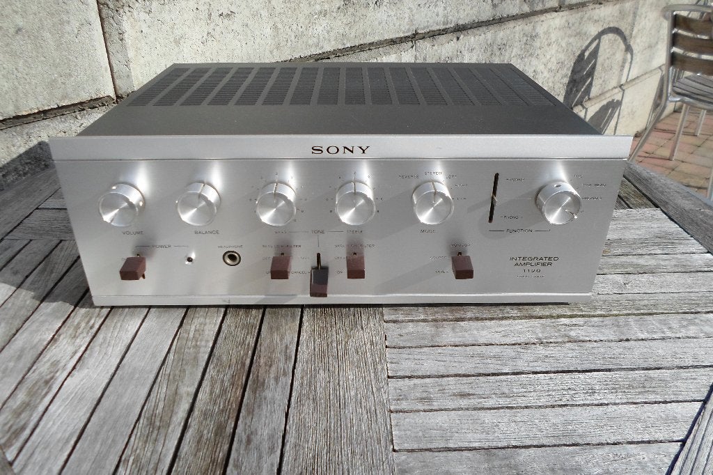 Sony TA-1120A Solid State Versterker, Ophalen of Verzenden, Zo goed als nieuw, Sony