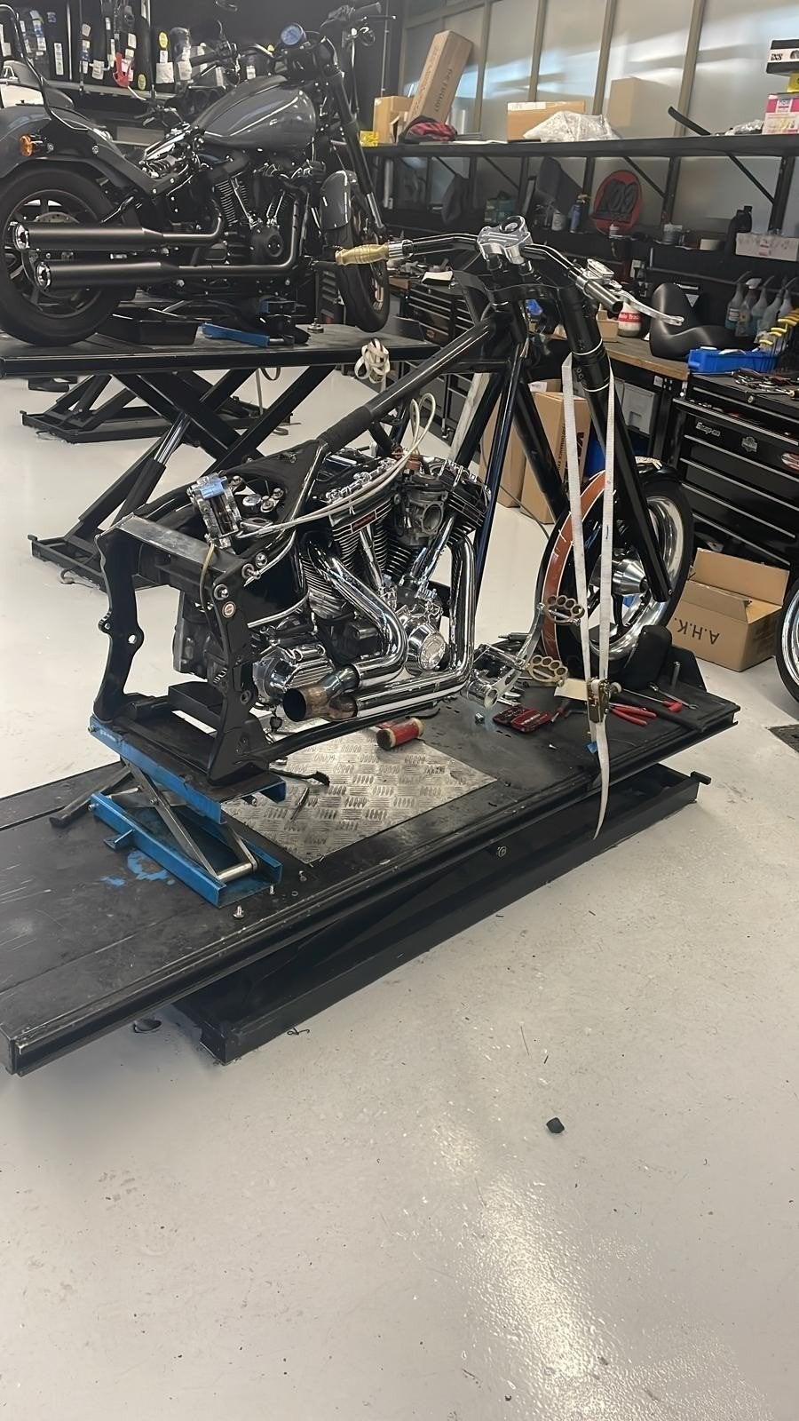 harley totaal gereviseerd, Motoren, Particulier, Chopper
