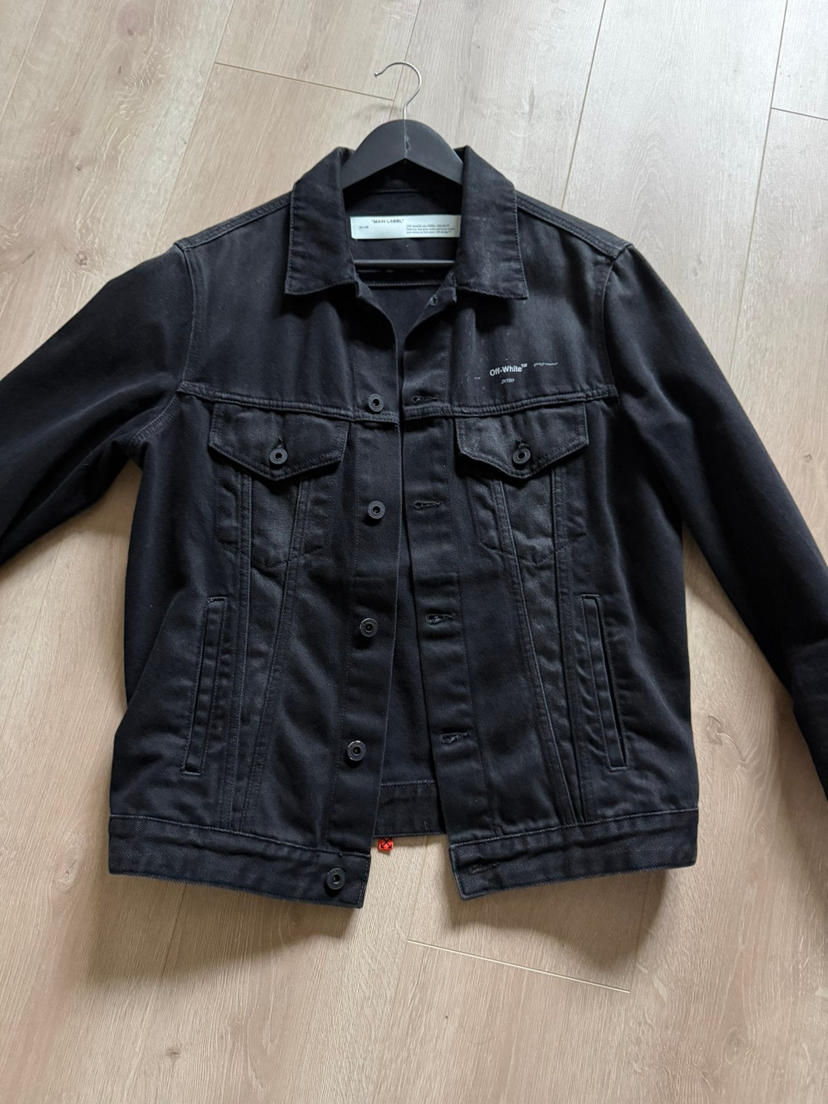 Off White spijkerjas, Ophalen of Verzenden, Zo goed als nieuw, Zwart