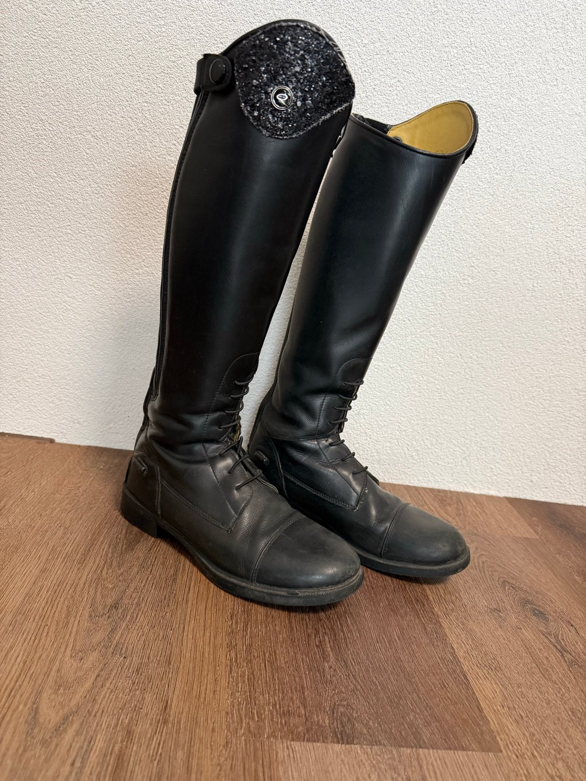 Gebruikte QHP junior rijlaarzen maat 37N, Ophalen, Gebruikt, Dressuur, Schoeisel