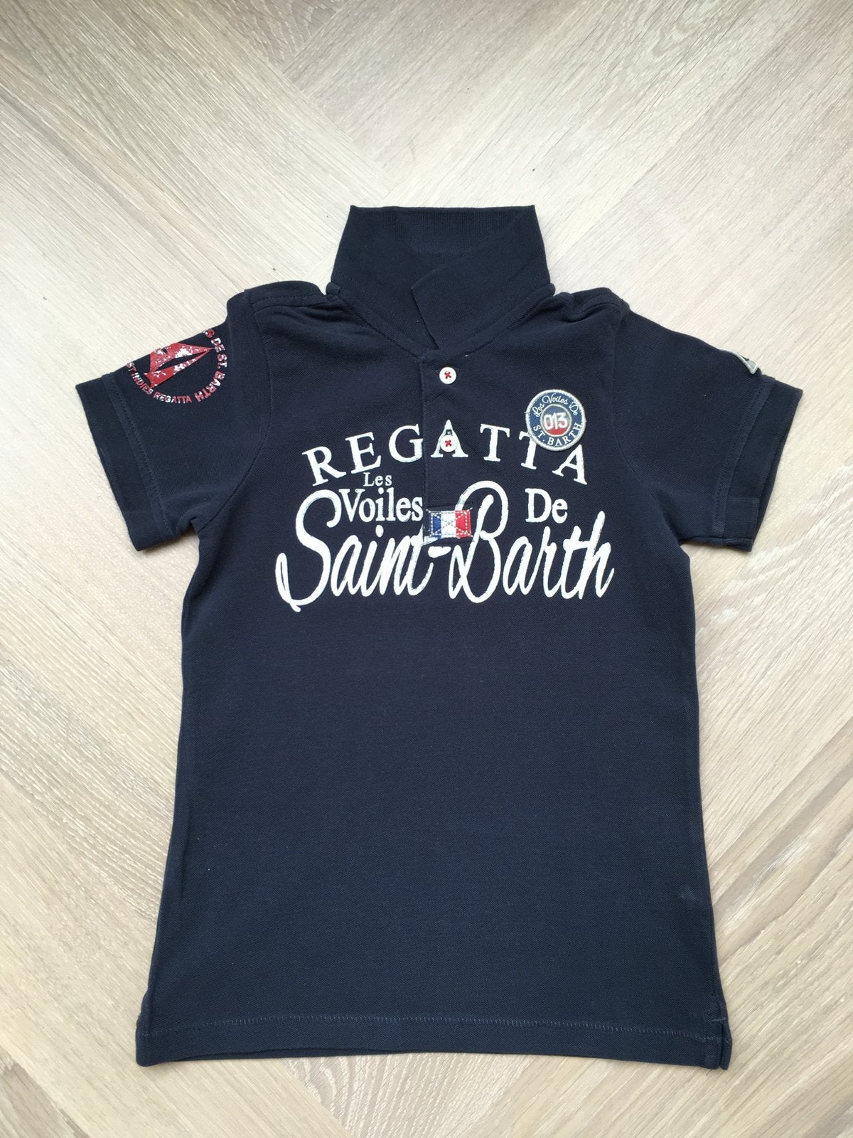 ZGAN: Donkerblauw poloshirt van Gaastra maat 128 / 8 jaar, Kinderen en Baby's, Ophalen of Verzenden, Zo goed als nieuw, Jongen