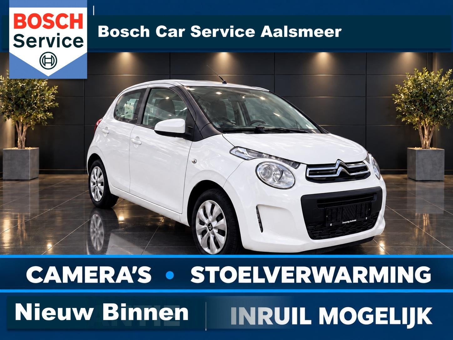 Citroen C1 1.0 VTi Airscape Feel /Garantie /Camera / Airco /, Voorwielaandrijving, Stof, Gebruikt, Euro 6