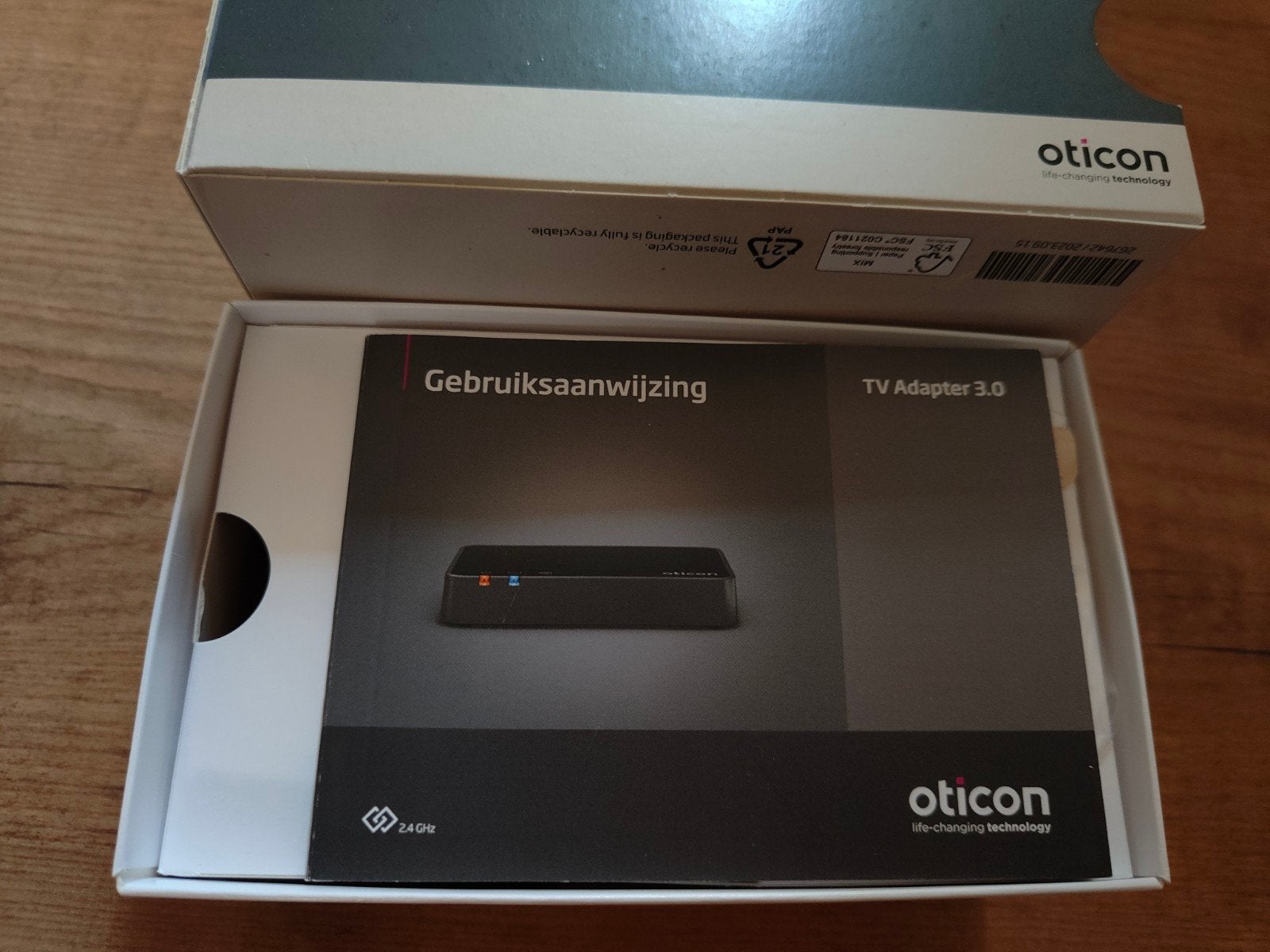 Oticon TV Adapter 3.0 voor hoortoestellen nieuw, Ophalen of Verzenden, Nieuw
