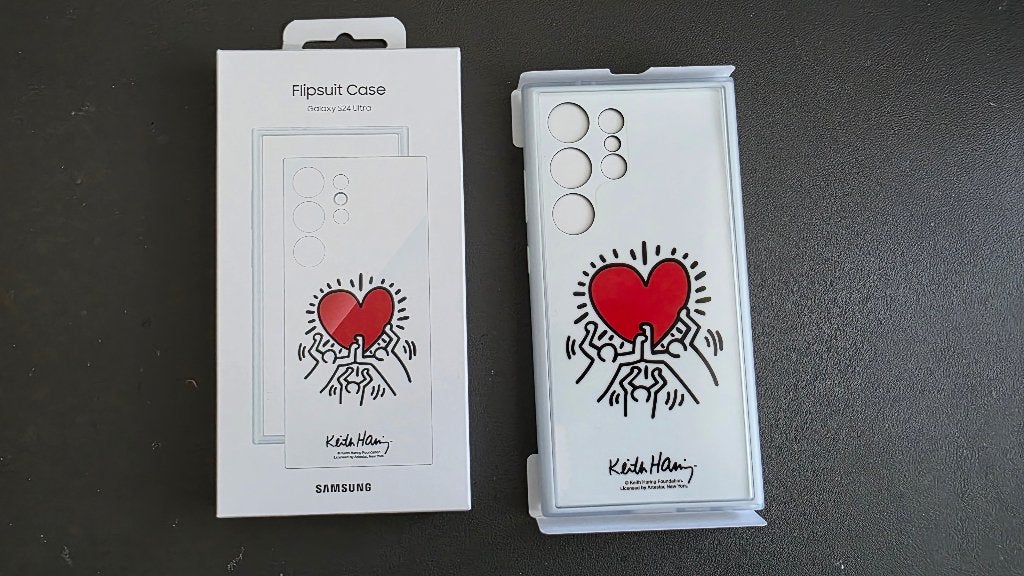Samsung S24 Ultra Official Flip Suit Keith Haring, Ophalen of Verzenden, Zo goed als nieuw, Overige modellen, Overige typen