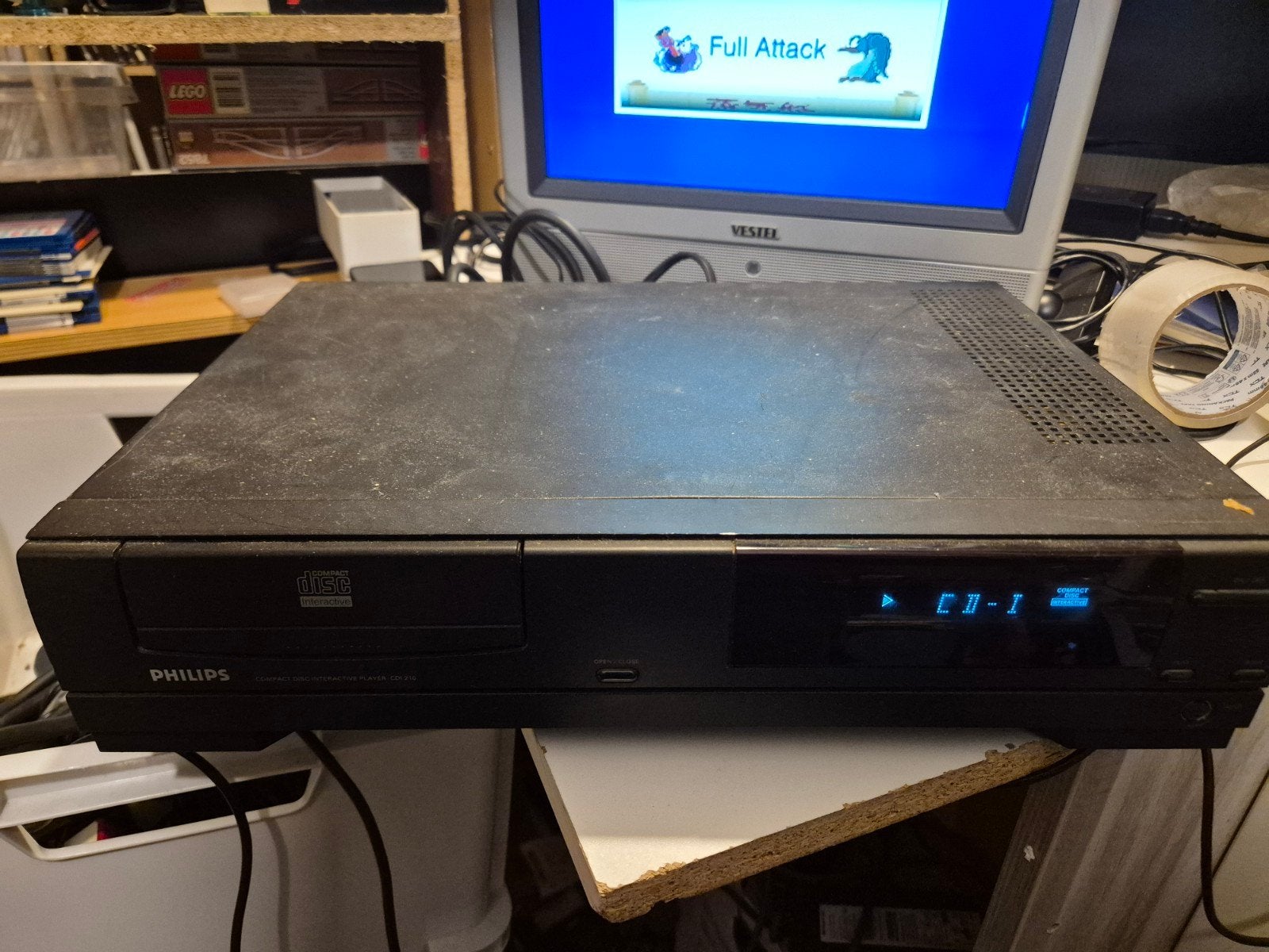 Philips CDi 210 met kabels, Ophalen of Verzenden, Zo goed als nieuw