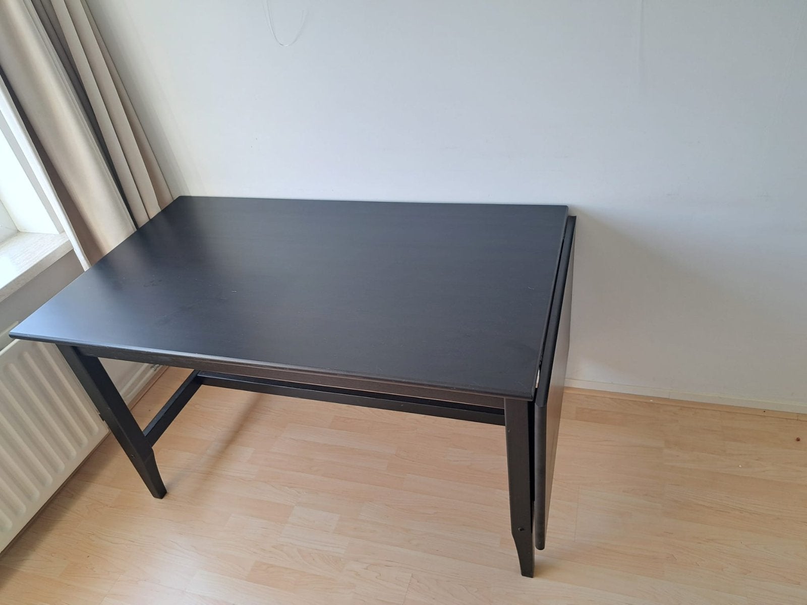 Uitschuifbare eettafel - Zwart