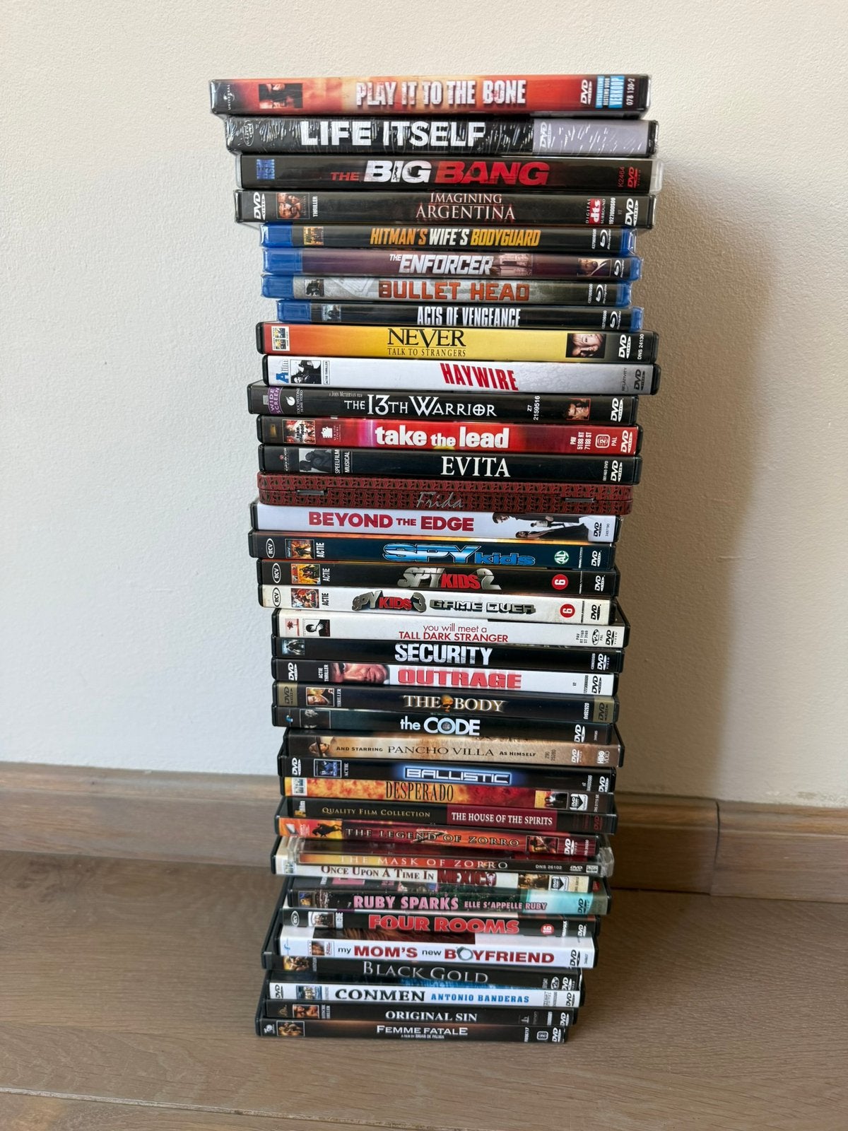 DVD collectie Antonio Banderas (37 stuks), Alle leeftijden, Ophalen of Verzenden, Zo goed als nieuw