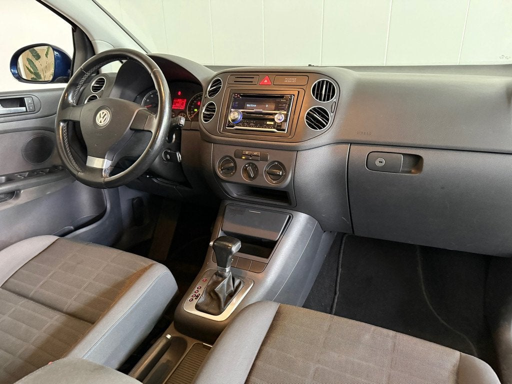 Volkswagen Golf Plus 1.6 FSI Optive 3 Airco Automaat, LMV, Auto's, Volkswagen, Gebruikt, 4 cilinders, Blauw, 116 pk