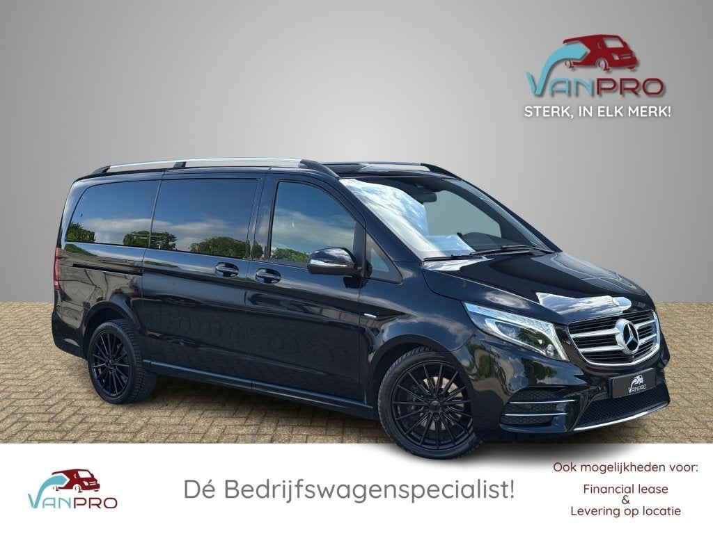 Mercedes-benz V-KLASSE 250d AMG 190pk Automaat Lang Dubbel C, Automaat, Zwart, Mercedes-Benz, Bedrijf