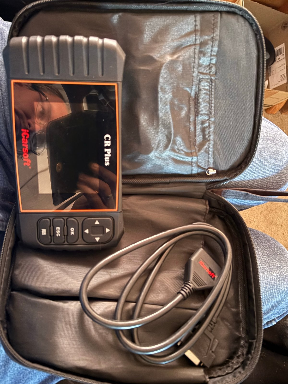 iCarsoft CR Plus Uitleesapparaat - Zo goed als nieuw, Auto diversen, Ophalen of Verzenden, Zo goed als nieuw
