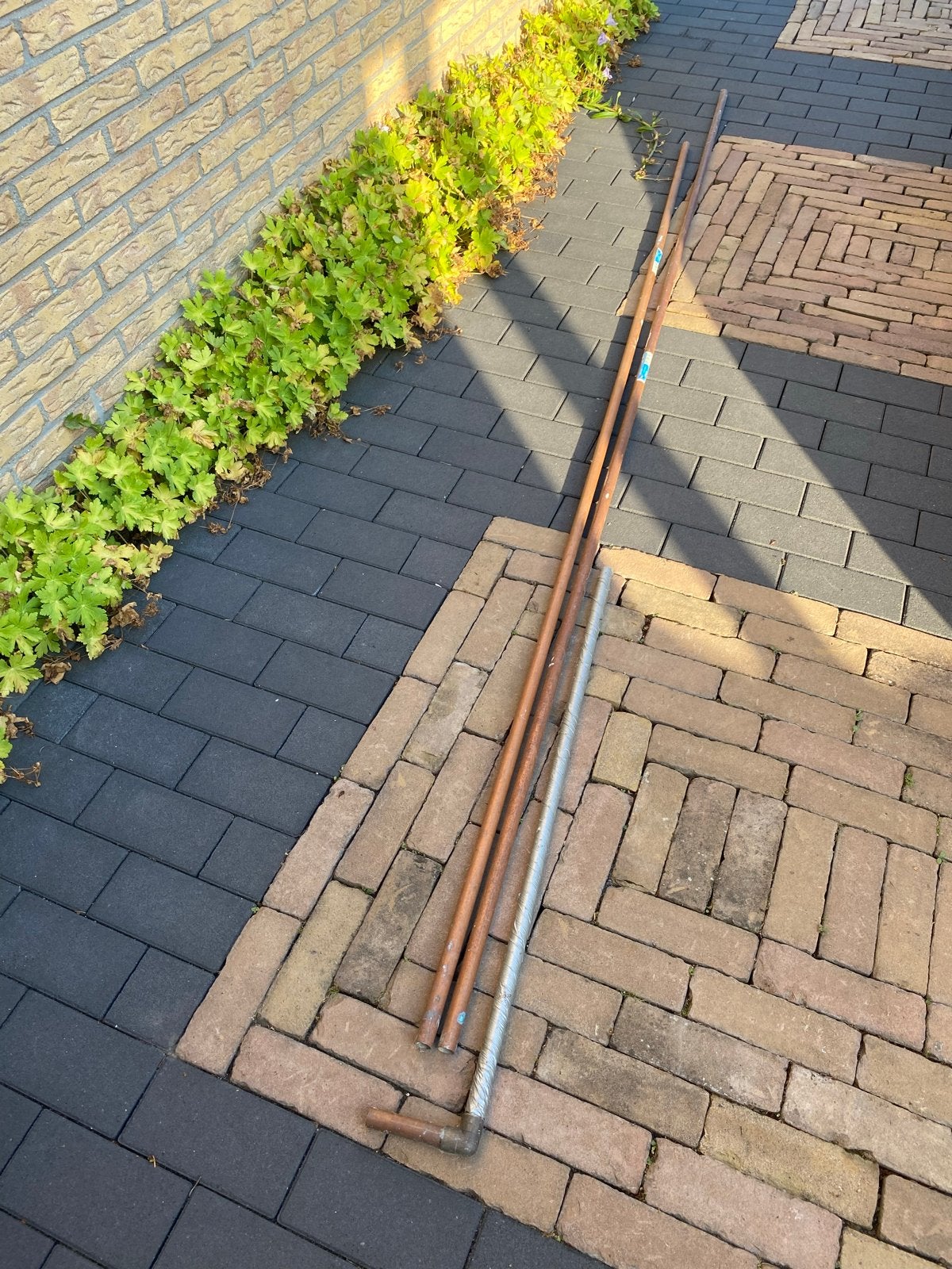 Koperen buizen, diverse lengtes, Ophalen, Gebruikt, 2 tot 4 meter, Aluminium