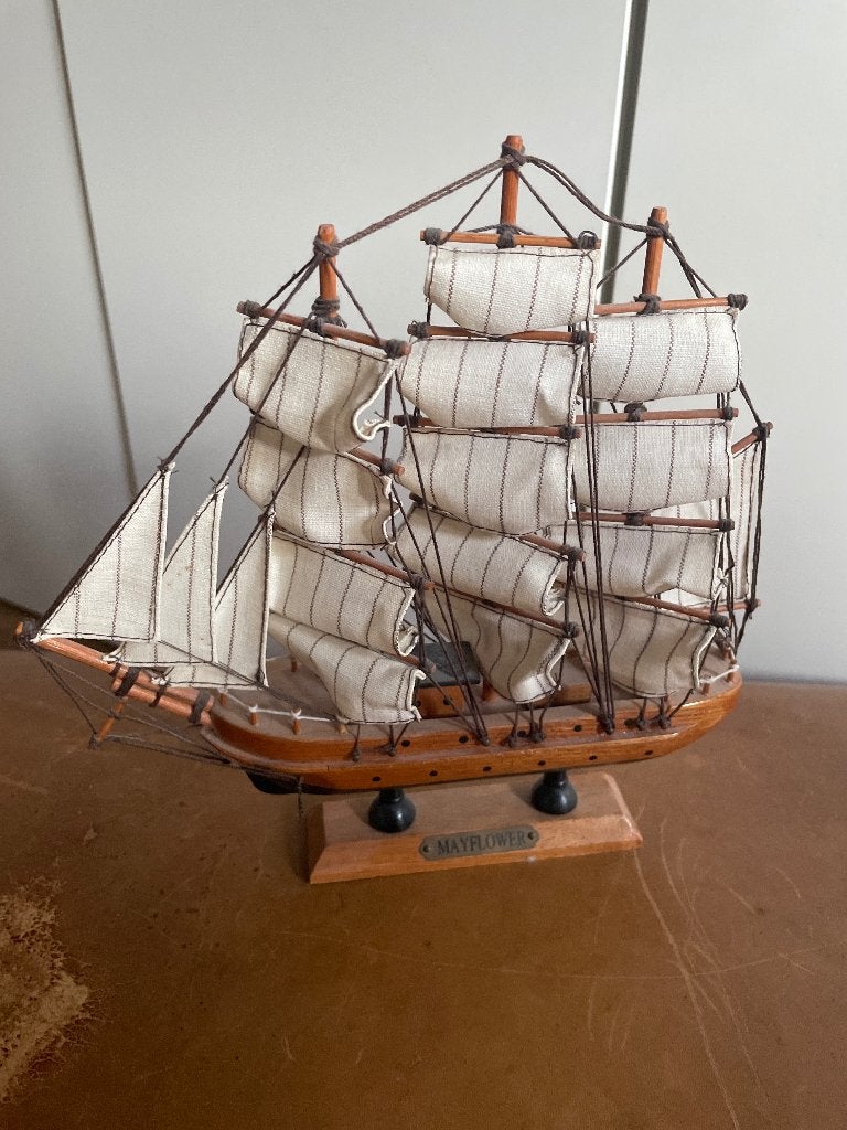 3 miniatuur bootjes zgan, Ophalen, Zo goed als nieuw, Overige typen, Zeilboot