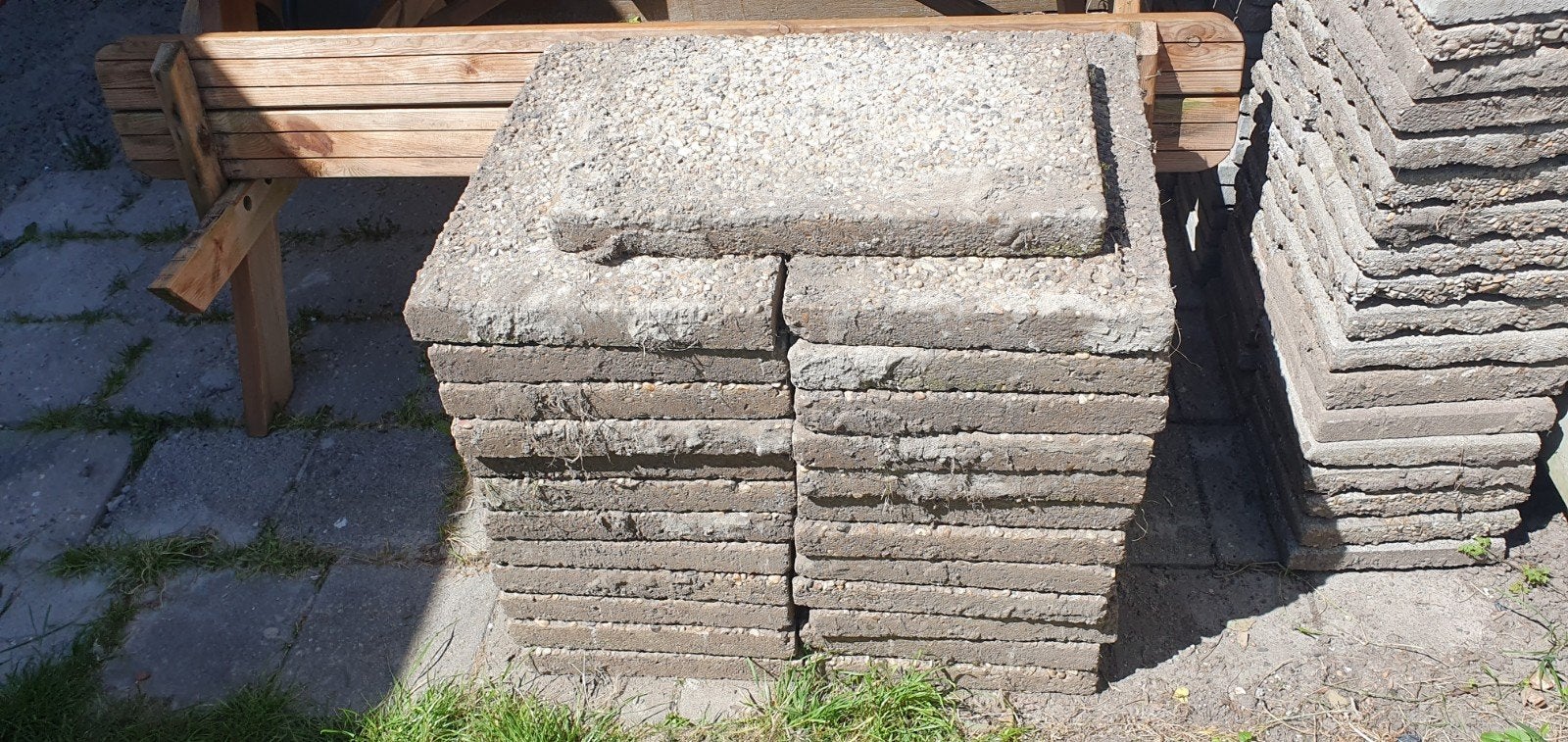 Grindtegels 60x40, Ophalen