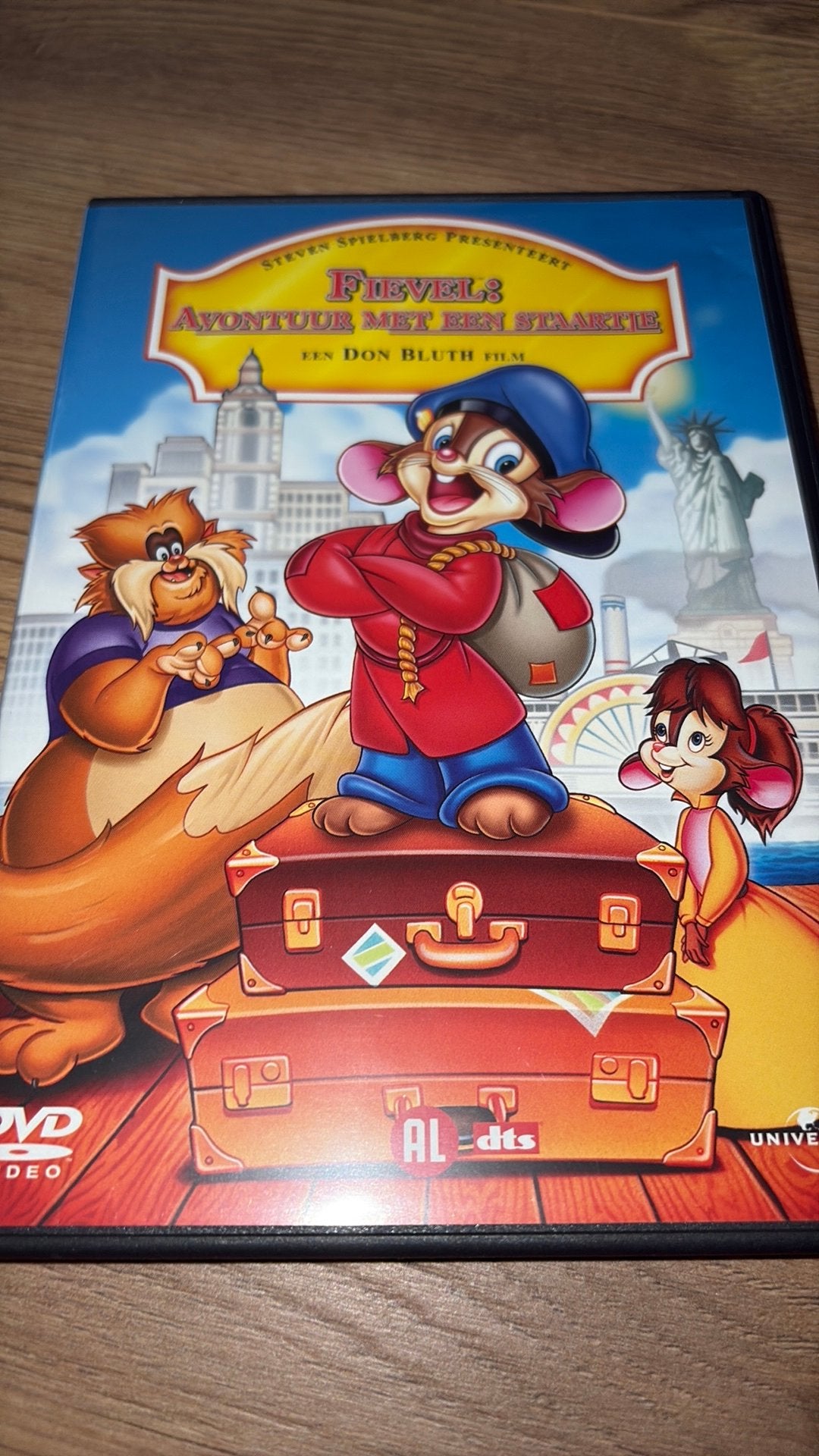 Fievel: Avontuur met een Staartje / An American Tail., Vanaf 16 jaar, Ophalen of Verzenden, Zo goed als nieuw, Amerikaans