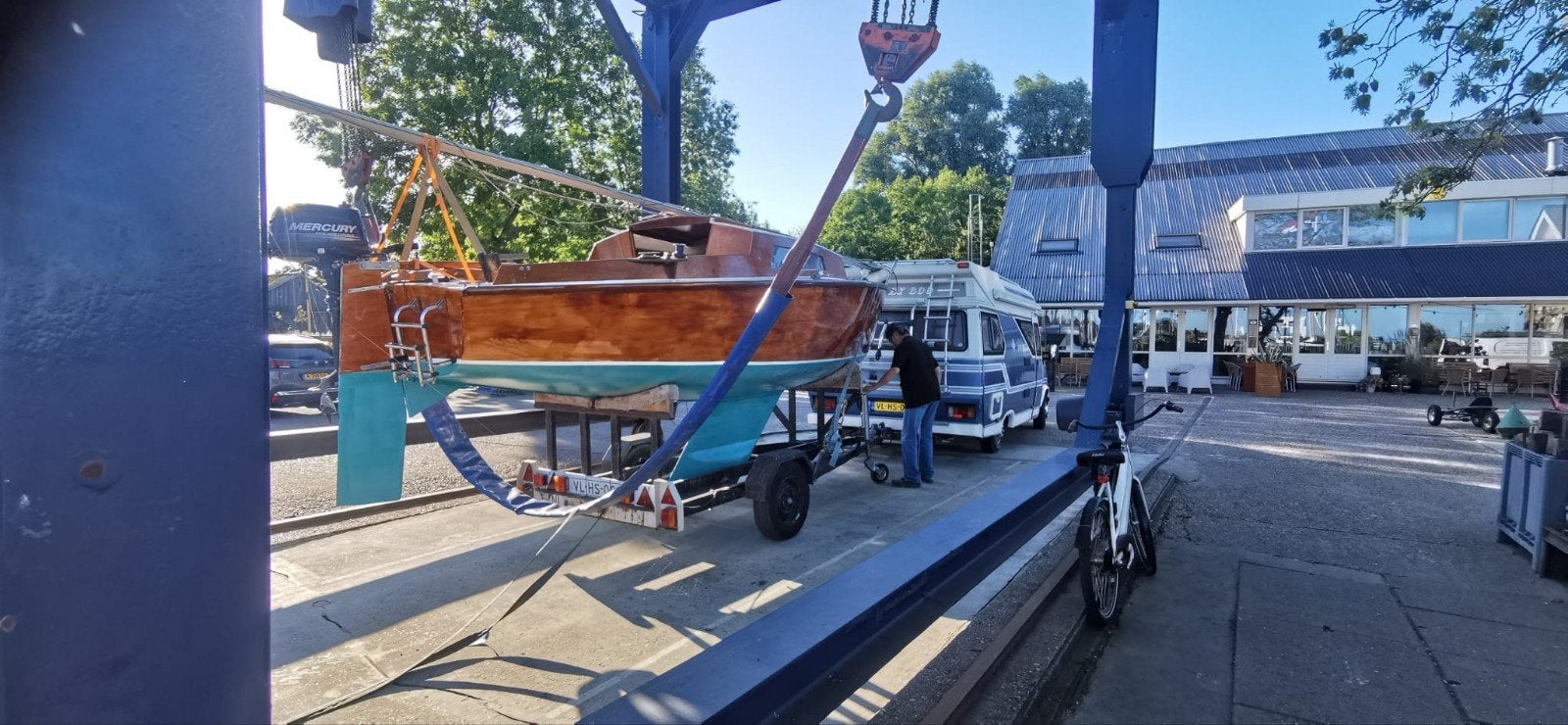 Pràchtige Kolibri 560 mèt 5 PK Mercury en trailer., Ophalen
