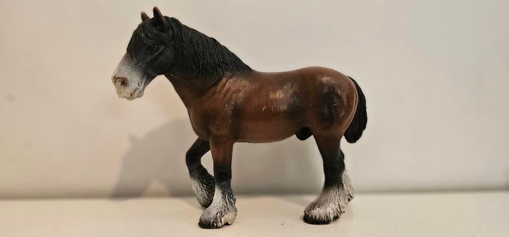 Vintage Schleich Shire Ruin 2000 #13247, Ophalen of Verzenden, Gebruikt, Paard, Beeldje of Figuurtje
