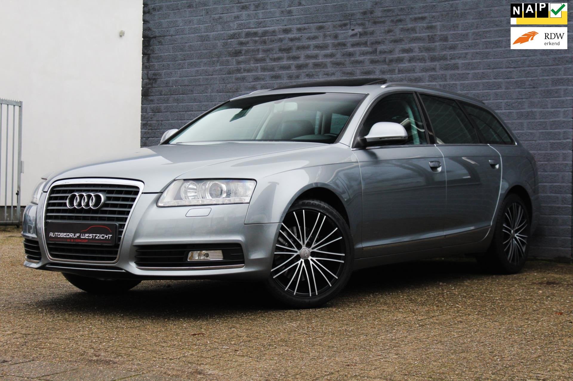 Audi A6 Avant 2.0 TFSI Automaat, Leder, Navigatie, Trekhaak, Auto's, Audi, Gebruikt, Zwart, 4 cilinders, 1984 cc