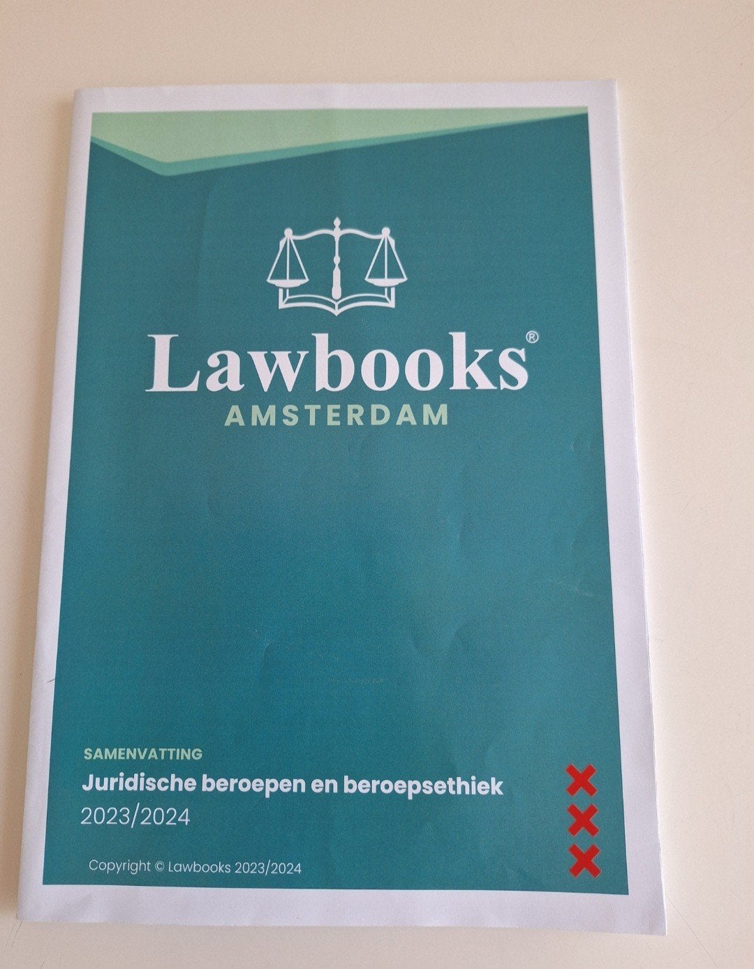 Lawbooks Samenvatting Juridische beroepen en beroepsethiek, Ophalen of Verzenden, Zo goed als nieuw, WO