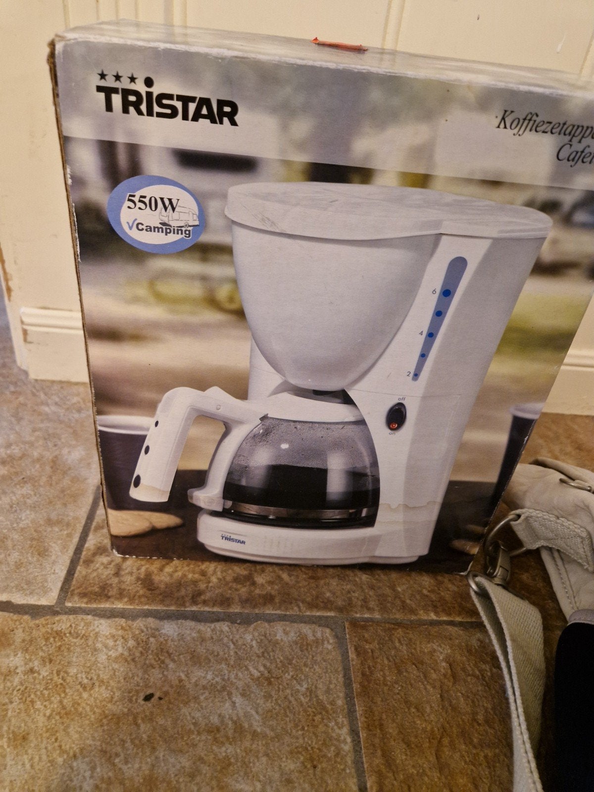 Tristar Koffiezetapparaat 550W - Ideaal voor Camping, Ophalen, Gebruikt, Koffiemachine