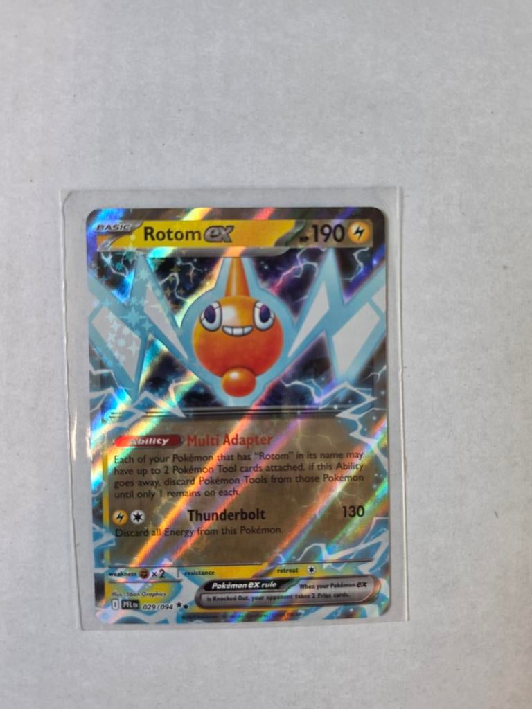 Pokémon Kaart: Rotom EX (Foil, 029/094), Ophalen of Verzenden, Zo goed als nieuw, Losse kaart, Foil