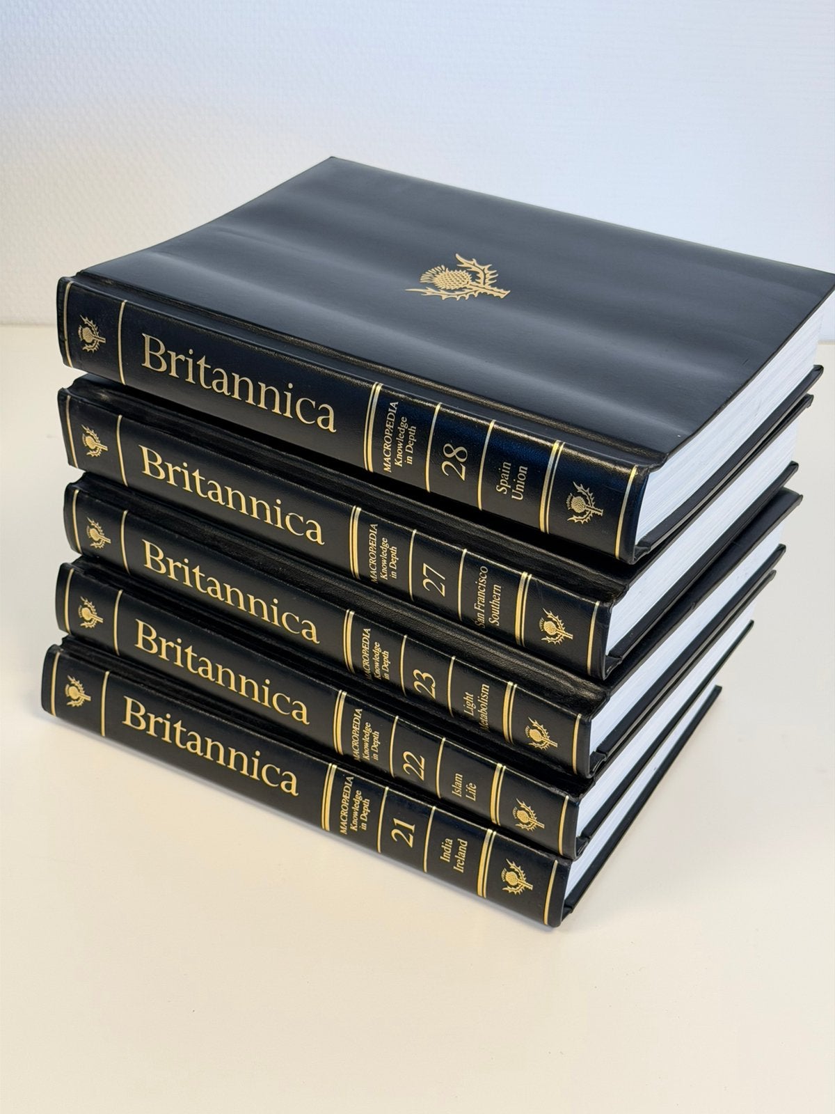 Encyclopaedia Britannica Macropædia 15e Editie 5 Delen Luxe, Ophalen of Verzenden, Zo goed als nieuw