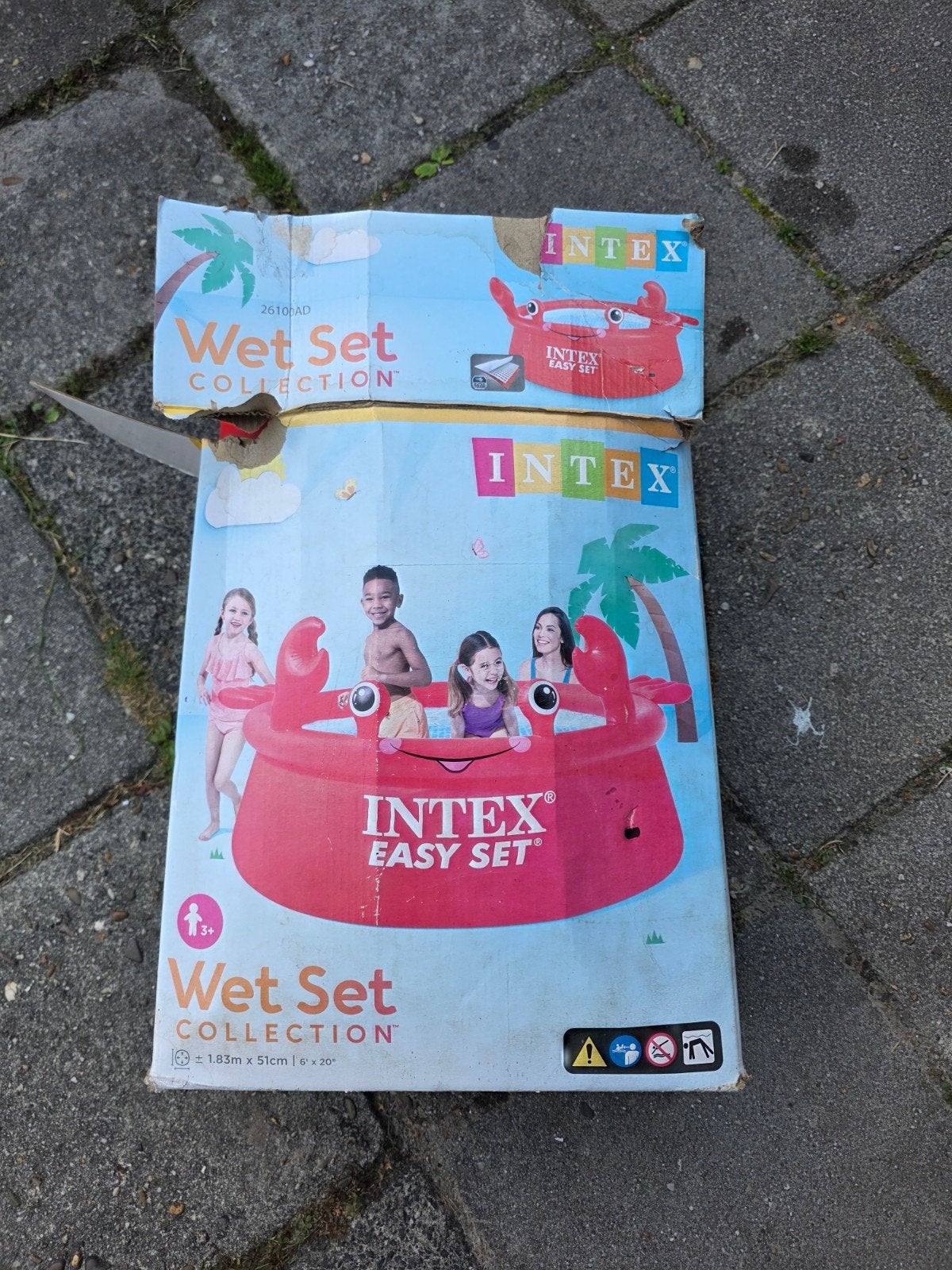 gratis zwembadje, Ophalen, Gebruikt, Minder dan 80 cm, Opblaaszwembad