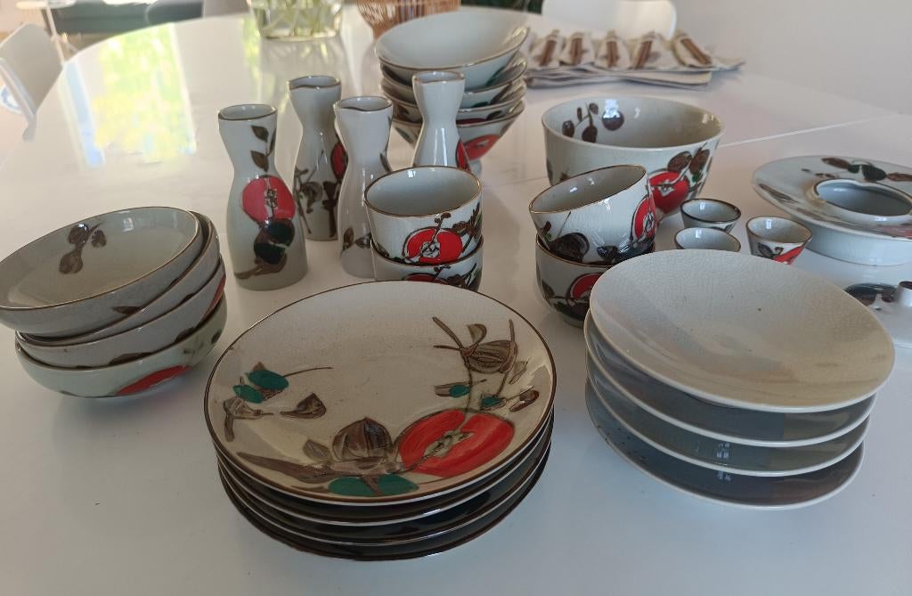 Japans handbeschilderd servies NIKO – set voor 4 personen, Ophalen