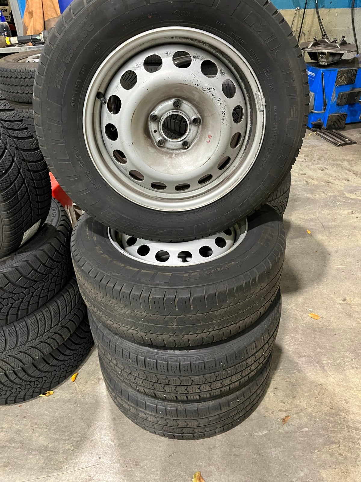 Winterbanden met velgen voor Citroën Jumpy - 215/65R16C, Auto-onderdelen, Ophalen, 16 inch, Banden en Velgen, Winterbanden