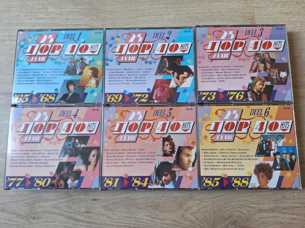 25 jaar top 40 cd collectie 18 cd's, Ophalen, Zo goed als nieuw, Pop