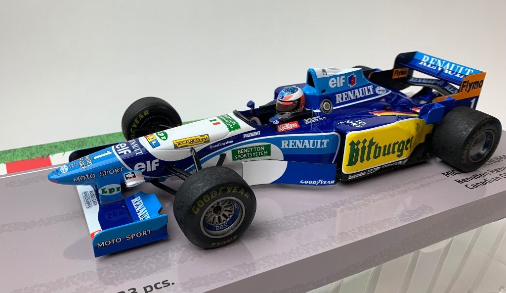 Minichamps 1:18 Benetton B195, No 1 M. Schumacher - lim. 333, -, Nieuw, Ophalen of Verzenden, -
