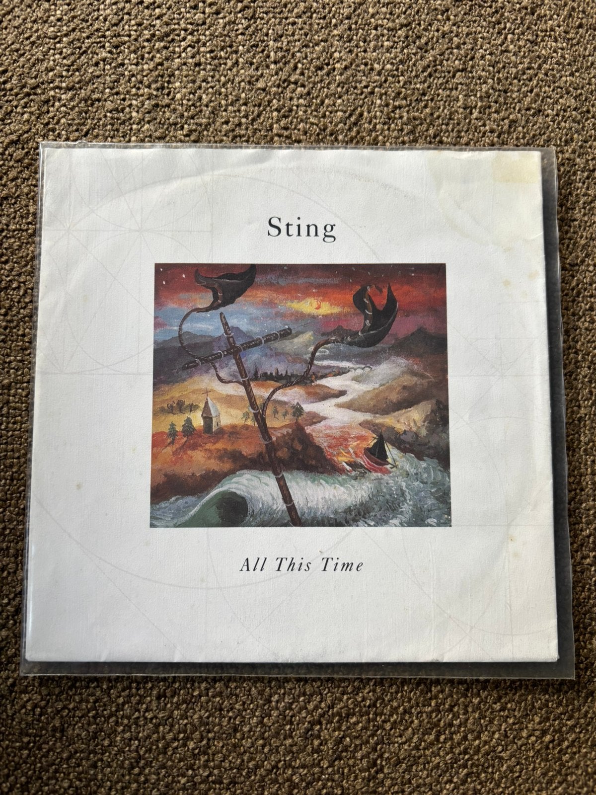 Sting - All this Time, Cd's en Dvd's, Vinyl Singles, Ophalen of Verzenden, Zo goed als nieuw, 7 inch, Pop
