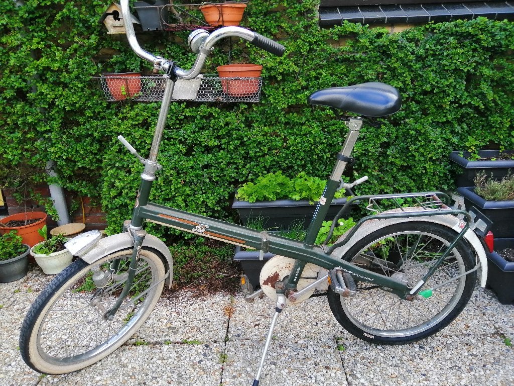 Batavus vouwfiets met 2 versnellingen, Ophalen, Terugtraprem, Gebruikt, Versnellingen