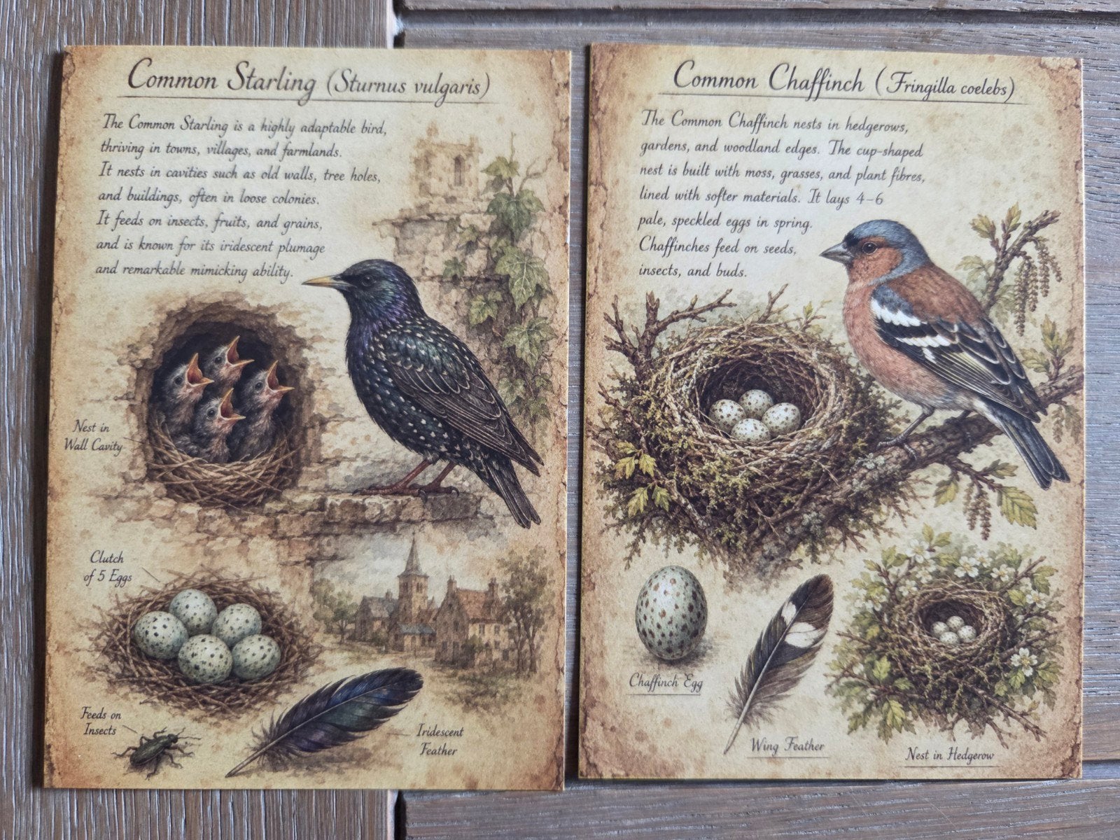 VOGEL MET NEST  , spreeuw , vink, Ophalen, Vogel