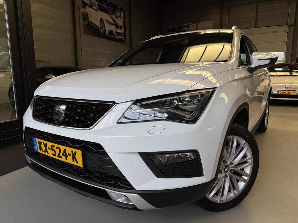 SEAT Ateca 1.4 EcoTSI Xcellence 150pk Automaat, Carplay, Cam, Auto's, Seat, Gebruikt, 4 cilinders, 150 pk, Wit