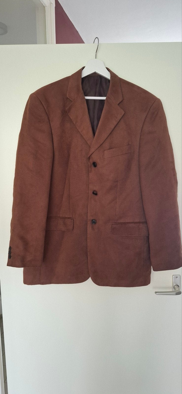 Kingfield bruin suède colbert maat 50, Kleding | Heren, Kingfield, Bruin, Maat 48/50 (M), Ophalen of Verzenden