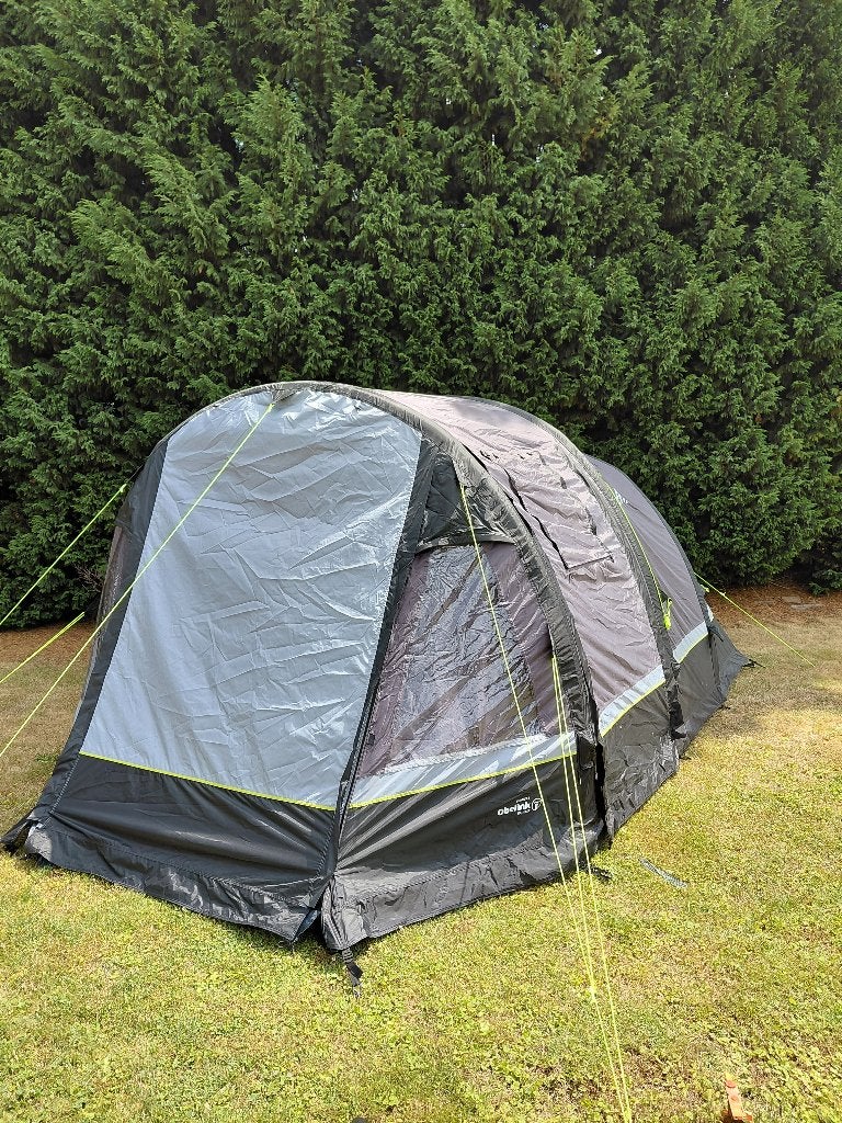 Obelink opblaasbare tent 4 personen, Caravans en Kamperen, Tenten, Ophalen, Zo goed als nieuw, Tot en met 4