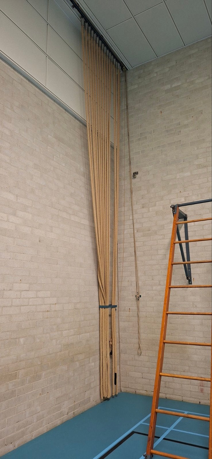 Klimtouwen voor gymzaal of sportruimte, Ophalen of Verzenden, Gebruikt
