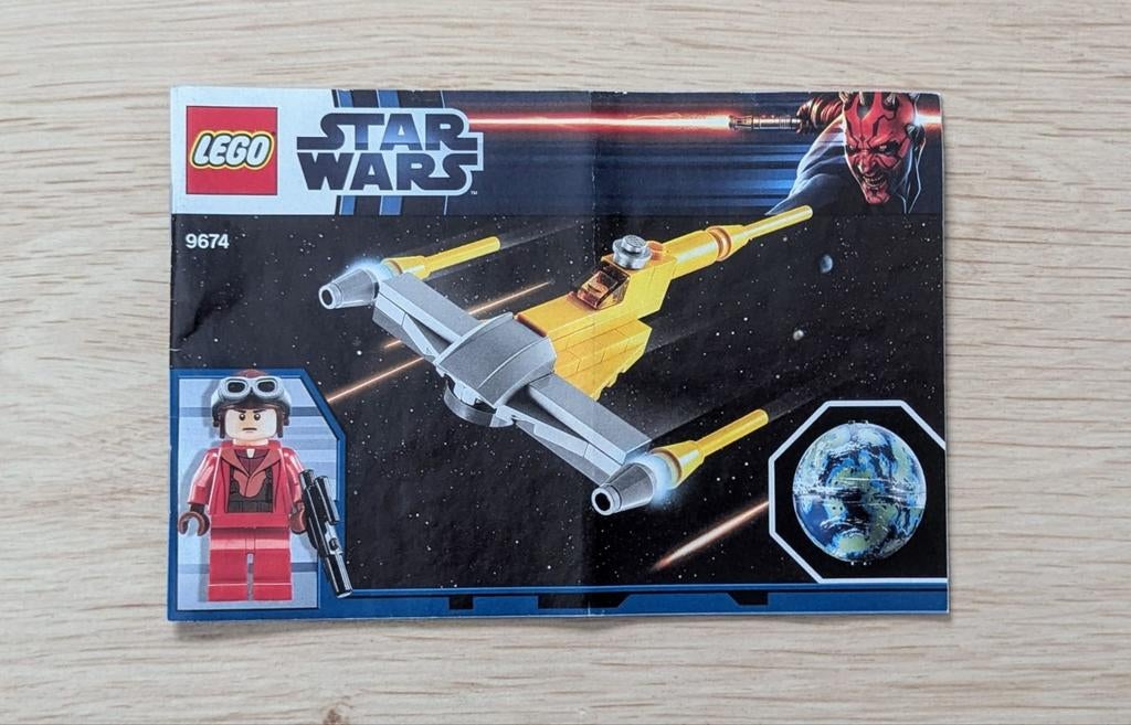 LEGO Star Wars - Naboo Starfighter 9674 instructieboekje, Kinderen en Baby's, Speelgoed | Duplo en Lego, Star Wars, Lego, Accessoire