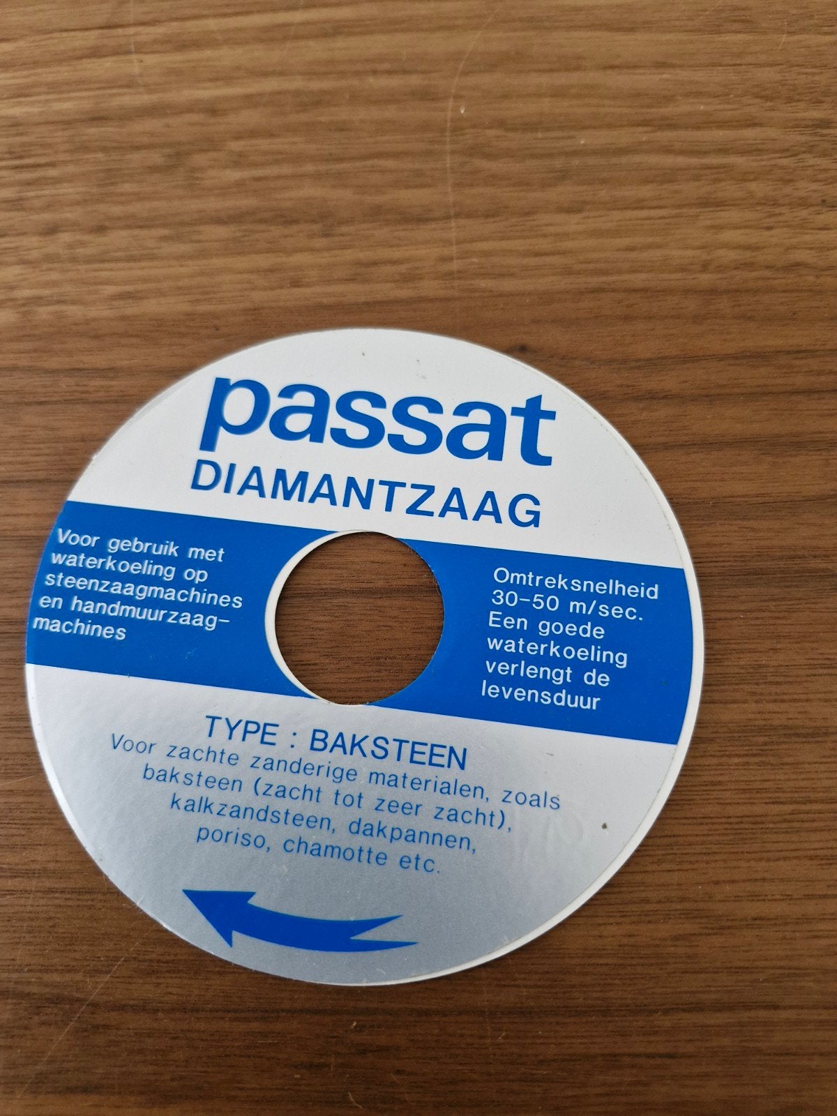 11176 Sticker Passat Diamantzaag - Type Baksteen, Ophalen of Verzenden, Nieuw, Overige typen