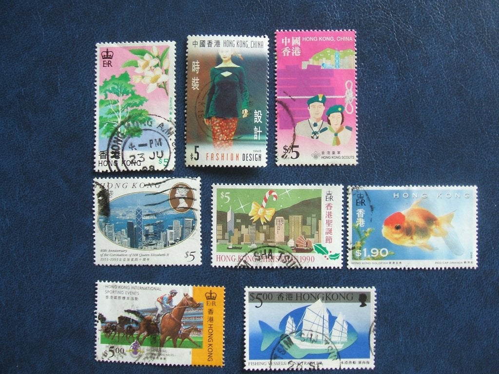 Hongkong diverse zegels 4, Ophalen of Verzenden, Gestempeld, Oost-Azië